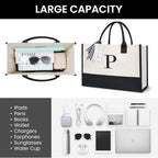 BAGAIL Initial Tote Bag, Personalized Birthday Gifts - Image 7