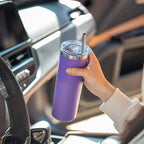 koodee 20 oz Tumbler with Lid and Straw -4 Pack Insulated Skinny Tumblers - Image 6