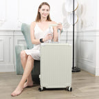 AnyZip Luggage Sets 2 Piece Aluminum Frame Carry On and Checked Suitcase PC ABS - Image 2