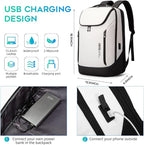 BANGE Business Smart Backpack Waterproof fit 15.6 Inch Laptop Backpack - Image 3