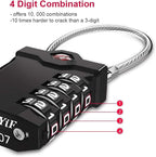 ZHEGE TSA Approved Luggage Lock, Travel Lock, 000 Combination Options, 5.5in - Image 3