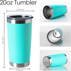 HASLE OUTFITTERS 20oz Tumblers Bulk Stainless Steel Cup - Image 2
