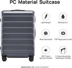 Carry on Luggage 22 X 14 X 9 Airline Approved, 20 Inch Luggage - Image 2
