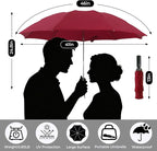 LLanxiry Compact Travel Umbrella, Mini Windproof Umbrellas - Image 4