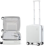 Hanke 16 Inch Underseat Carry On Luggage, Airline-Approved Hard Shell Small by Hanke