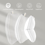 Globon Luxury Feather Down Pillow Standard Queen Size - Image 6