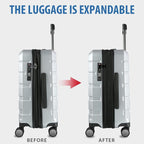KROSER Hardside Expandable Carry On Luggage - Image 5