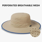 UPF 50+ Foldable Brim Water-Resistant Sun Bucket Hat - Image 4