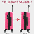 KROSER Hardside Expandable Carry On Luggage - Image 5