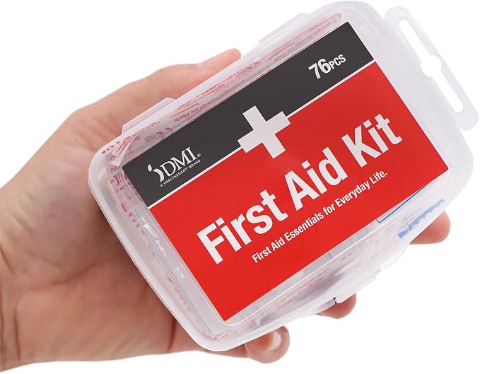 DMI 76-Piece First-Aid Kit, Portable All-Purpose Use by DMI