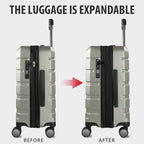 KROSER Hardside Expandable Carry On Luggage - Image 5