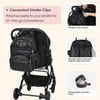 BabbleRoo Leather Diaper Bag Backpack - Image 6