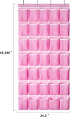 35 Pockets Over the Door Shoe Organizer, Hanging Shoe Organizer - Image 2