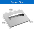 Toilet Seat Cover Dispenser Wall Mount, Commercial Stainless Steel Toilet Seat - Image 5