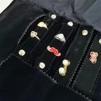 Velvet Travel Jewelry Case Roll Bag Organizer - Image 9