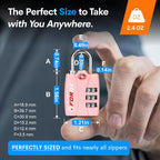 Forge Luggage Locks TSA Approved Luggage Locks, Small TSA Locks - Image 4