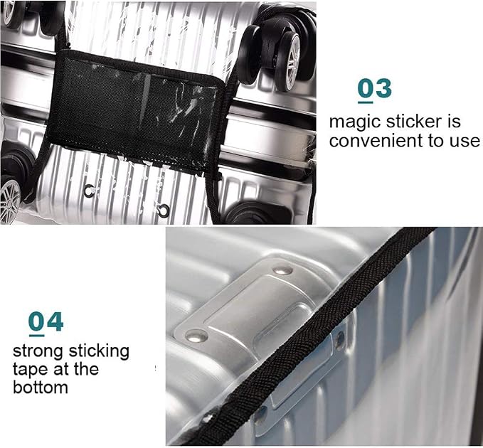 20-21 Inch PVC Luggage Protector Cover - Image 3