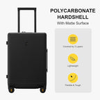 LEVEL8 Elegance Carry-on Suitcase, 20 Inch Carry on Luggage, Hardside Large - Image 4