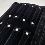 Velvet Travel Jewelry Case Roll Bag Organizer - Image 8