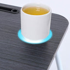 Home Office Lap Desk with Storage Drawer, Cup and Phone Holder, Laptop Bed Tray - Image 5