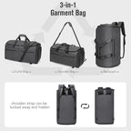 Bukere Garment Bags for Travel, Convertible Carry on Duffel Bag for Men Women - Image 3