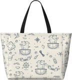 Beach Bag for Women Beach Tote Bag Waterproof Sandproof Large Bags - Image 2