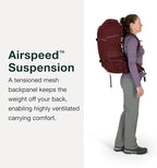 Osprey Fairview Trek 50L Women's Travel Backpack, Night Jungle Blue - Image 5
