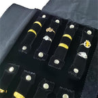 Velvet Travel Jewelry Case Roll Bag Organizer - Image 7