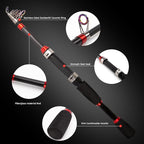 Collapsible Fishing Rod and Reel Combo, BalanZze Telescopic Fishing Rod - Image 2