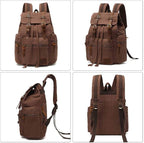 AUGUR High Capacity Canvas Vintage Backpack - Image 4