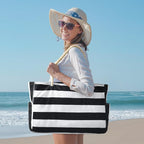 Becokan Beach Bag Large Beach Tote Bag - Image 6
