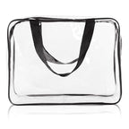 6Pcs Crystal Clear PVC Travel Toiletry Bag Kit - Image 7