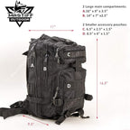 Military Tactical Pack Backpack Army Molle Bug Out Bag Small Rucksack Outdoor - Image 3