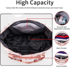 Large Capacity Foldable Travel Bag Expandable Portable Carry on Bag Dry&Wet - Image 4