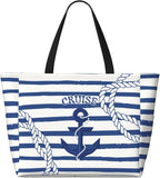 Beach Bag for Women Beach Tote Bag Waterproof Sandproof Large Bags - Image 2