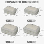 BAGAIL 4 Set/6 Set/8 Set Compression Packing Cubes Travel Accessories - Image 2