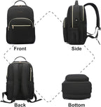 LOVEVOOK Laptop Backpack Purse for Women, Work Travel Computer Bags, Quilted - Image 4