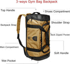 Gym Duffle Bag Backpack Waterproof Sports Duffel Bags Travel Weekender Bag - Image 7