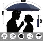 LLanxiry Compact Travel Umbrella, Mini Windproof Umbrellas - Image 4