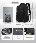 WATERFLY Travel Hiking Casual Backpack: 22L Lightweight Everyday Outdoor City - Image 3