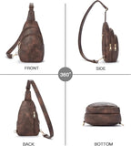 Telena Small Sling Bag for Women Leather Crossbody Fanny Packs Chest Bag for - Image 7
