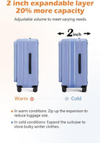 HotWay 19 Inch Expandable Carry On Luggage - Image 3