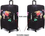 MosaiRudo Thicker Luggage Cover Elastic Suitcase Cover Protector Fits 18-32 - Image 5