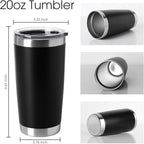 HASLE OUTFITTERS 20oz Tumblers Bulk Stainless Steel Cup - Image 2