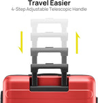 Carry on Luggage 22 X 14 X 9 Airline Approved, 20 Inch Luggage - Image 7