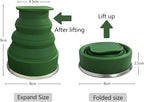 Collapsible Cup-Silicone Foldable Expandable Folding Drinking Cups-Reusable - Image 2