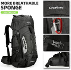 King'sGuard 60L Hiking Backpack Lightweight Camping Backpack - Image 3