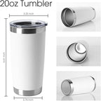HASLE OUTFITTERS 20oz Tumblers Bulk Stainless Steel Cup - Image 2