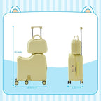 TABU Ride-on Luggage with Handbag - Image 2