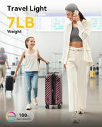LUGGEX Luggage with Spinner Wheels, Polycarbonate Expandable Hard Shell Suitcase - Image 9